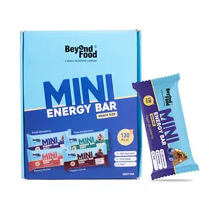 Beyond Food Mini Energy Bars - Fresh Blueberry | Pack Of 6 | 6x30G