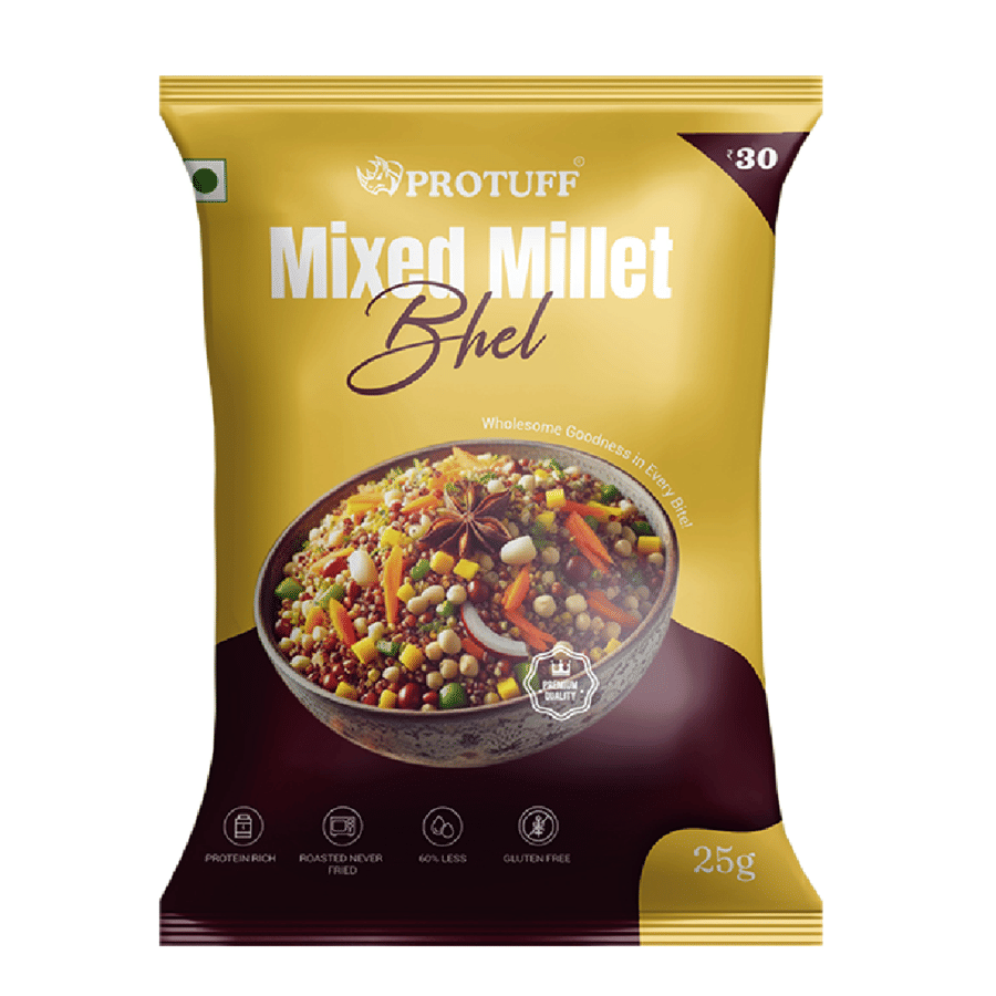 PROTUFF Milxed Millet Bhel (Pack of 10)-image-12