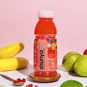 Shunya Go Sugar Free Mixed Fruit Mania Flavoured Drink - Immunity-Boosting, 0 Calories & 0 Preservatives Everyday Hydration Vitamins, Minerals & Electrolytes, 4 Super Herbs (300ml each)