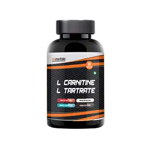 Getmymettle L-Carnitine Capsules L Tartrate Weight Loss Fat Burner Muscle Recovery Pre & Post Workout (1000 mg, 90 Capsules) 90caps