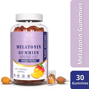 Newtreesun Relax Gummies, Melatonin, Chamomile Extract And L-Theanine, Promotes Relaxation & Sleep, Helps Improve Sleep Quality & Anxiety, Non Habit Forming - 30 Gummies (Pack Of 1)Mmies