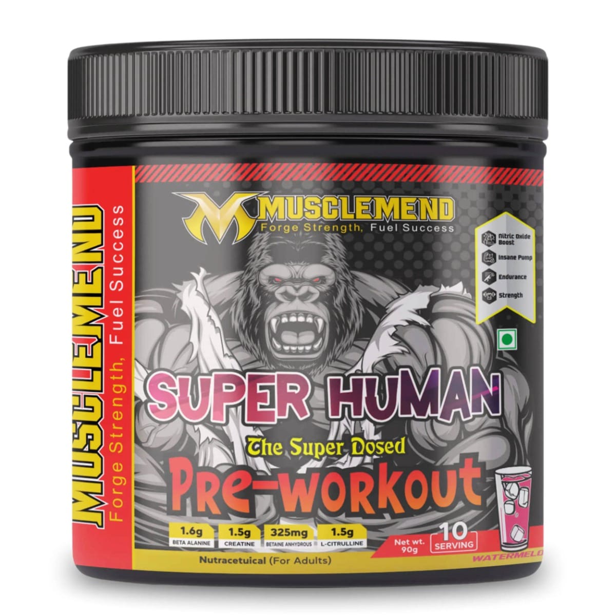 

MUSCLEMEND PRE WORKOUT – High-Potency Formula (Watermelon) 90g