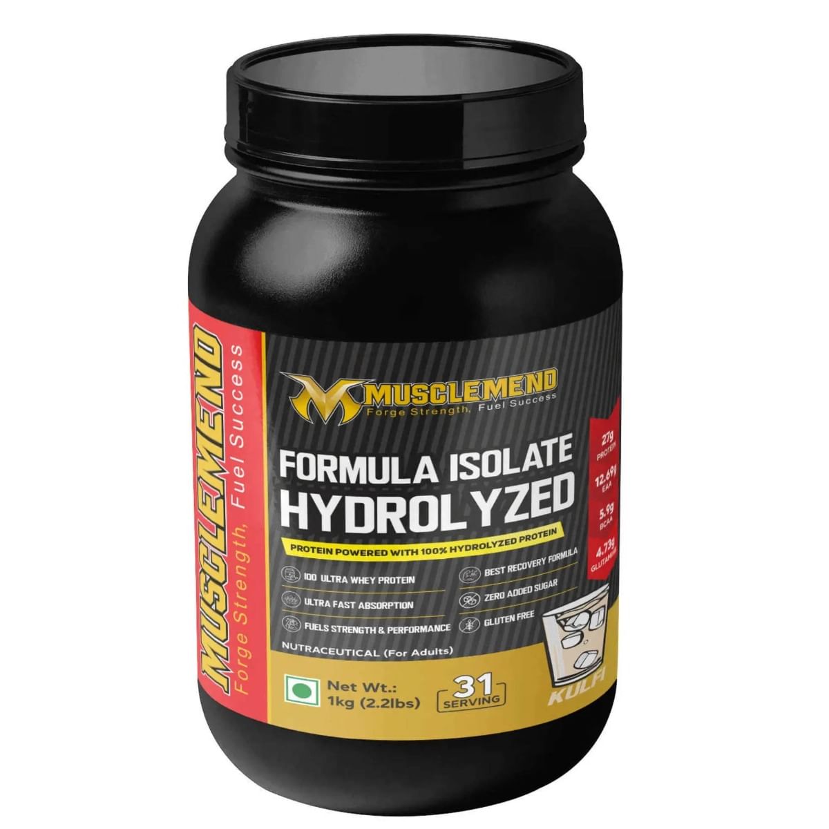 

MUSCLEMEND FORMULA Whey Protein Isolate Hydrolyzed (Kulfi) 1kg