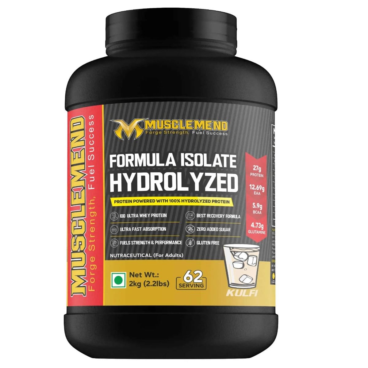 

MUSCLEMEND FORMULA Whey Protein Isolate Hydrolyzed (Kulfi) 2kg