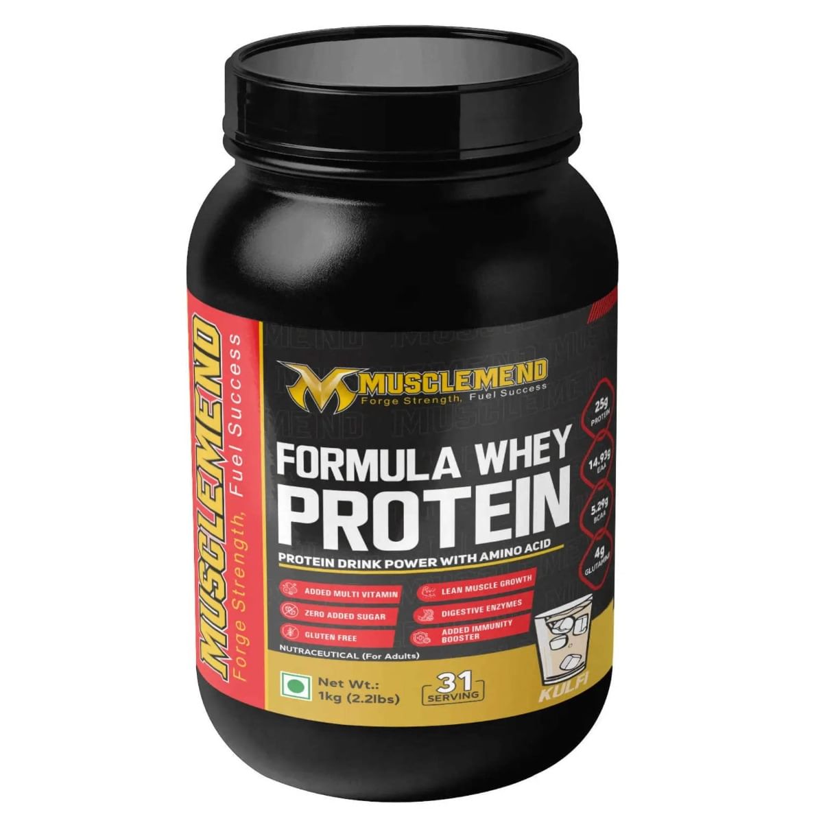 

MUSCLEMEND FORMULA WHEY PROTEIN | High Protein Powder (Kulfi) 1kg
