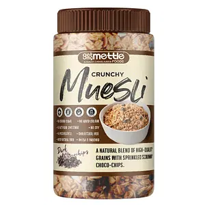 Getmymettle Natural blend of high quality grains melded with choco chips Muesli 400g