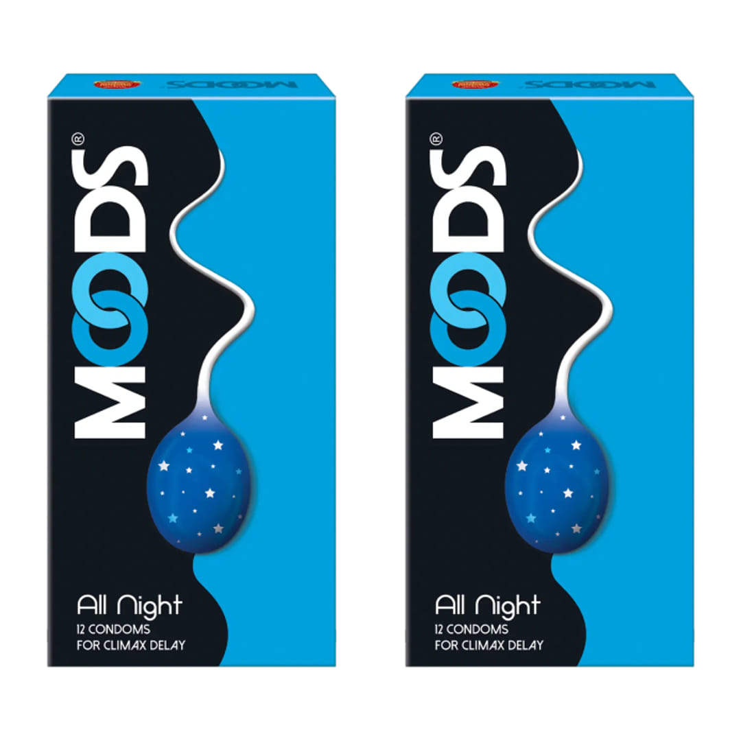 MOODS Allnight 12s Condoms - Pack of 2