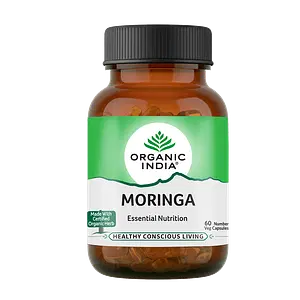 ORGANIC INDIA Moringa Essential Nutrition - 60 Veg Capsules
