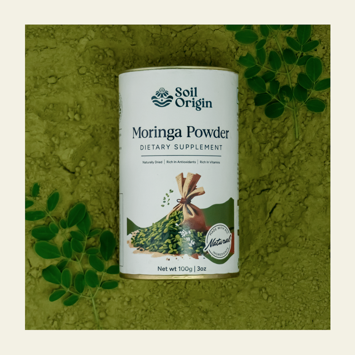 

Soil Origin Moringa Powder | Rich In Vitamin | Rich In Antioxidents - 100 Gm