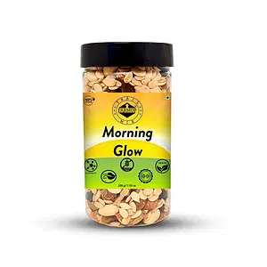 FARMUP Morning Glow Trail Mix, 200g Mix Nuts & Seeds (Walnut, Watermelon Seeds, Almond, Roasted Peanuts, Black Raisins, Golden Raisins & Cahsew Nuts)