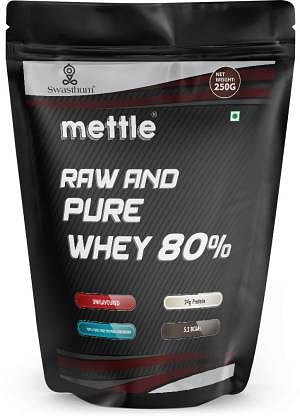 

Getmymettle Raw And Pure 80% (per 100g <energy 393kcal,protein 80g,carbohydrate 7g) 250g