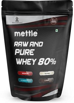 

Getmymettle Raw And Pure 80% (per 100g <energy 393kcal,protein 80g,carbohydrate 7g) 400g