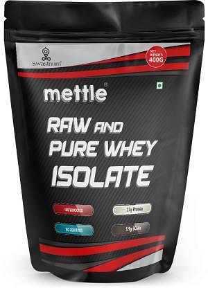 

Getmymettle Raw And Pure Isolate (per 30g <energy 110kcal,protein 27g,bcaa 0.4g) 400g