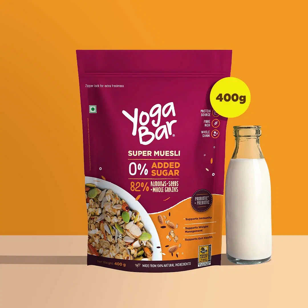 Buy Yoga Bar Super Muesli - No Added Sugar, Rich In Protein