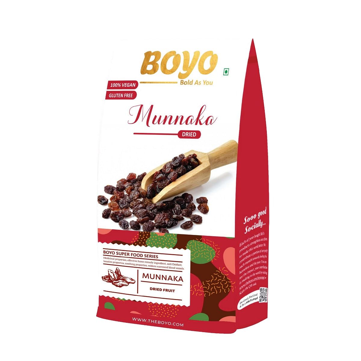 

BOYO Premium Munakka Raisins - 250g Afghani Dry Fruits