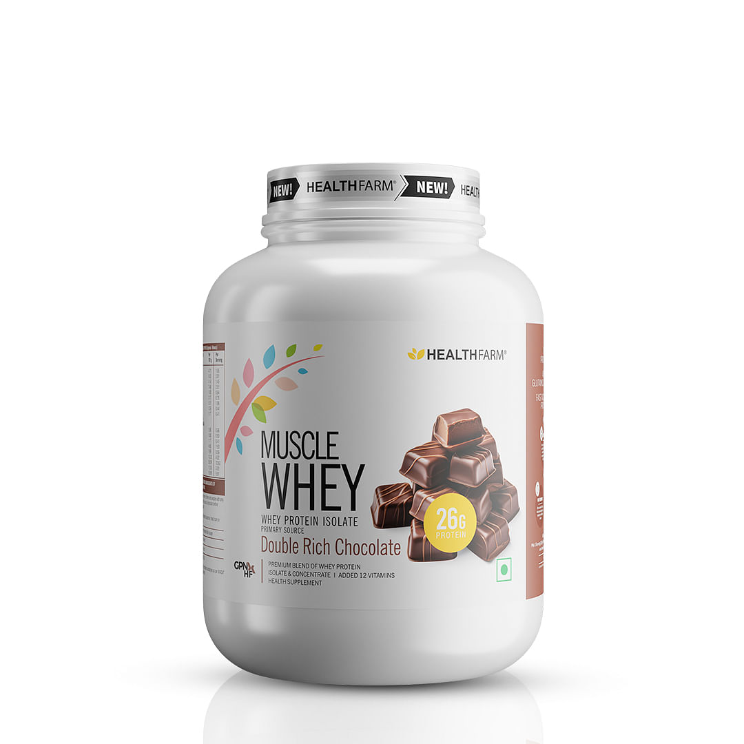 

Healthfarm Muscle Whey protein (Double Rich Chocolate, 2kg)