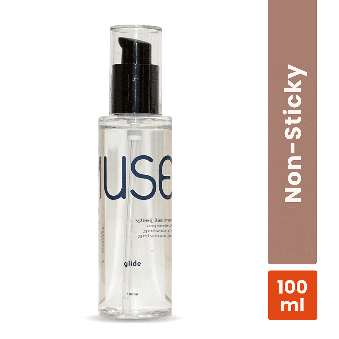 

MYMUSE Combo of Glide water based lube and Under the Sheet Cards for Couples