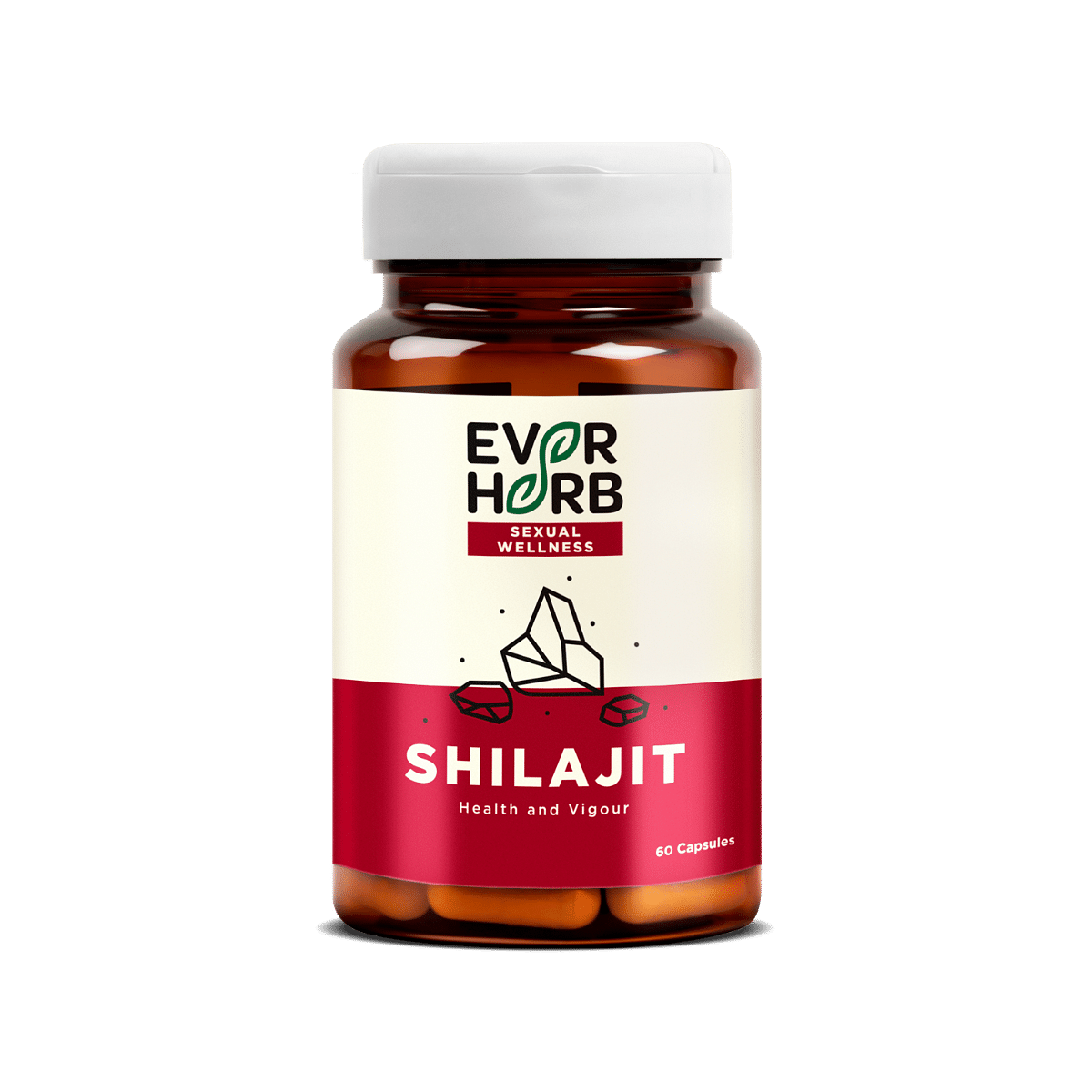 

EVERHERB (BY PHARMEASY) SHILAJIT 500MG - NATURAL VIGOUR IMPROVEMENT - STRENGTH & STAMINA FOR MEN - BOTTLE OF 60