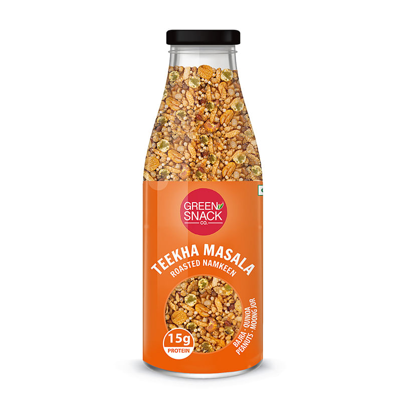 

The Green Snack Co Roasted Namkeen Teekha Masala