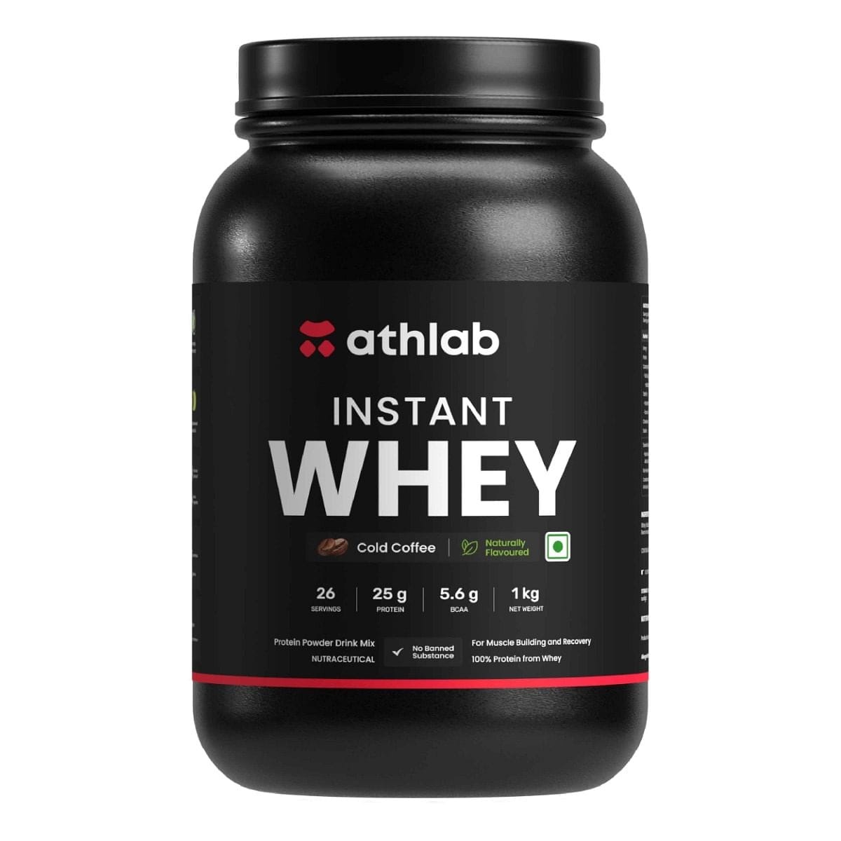 Athlab Instant Whey Protein, 25g Protein - Cold Coffee