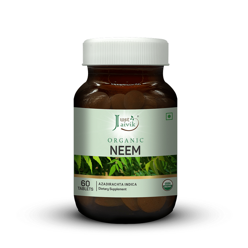 

Just Jaivik Organic Neem Tablets - 600mg