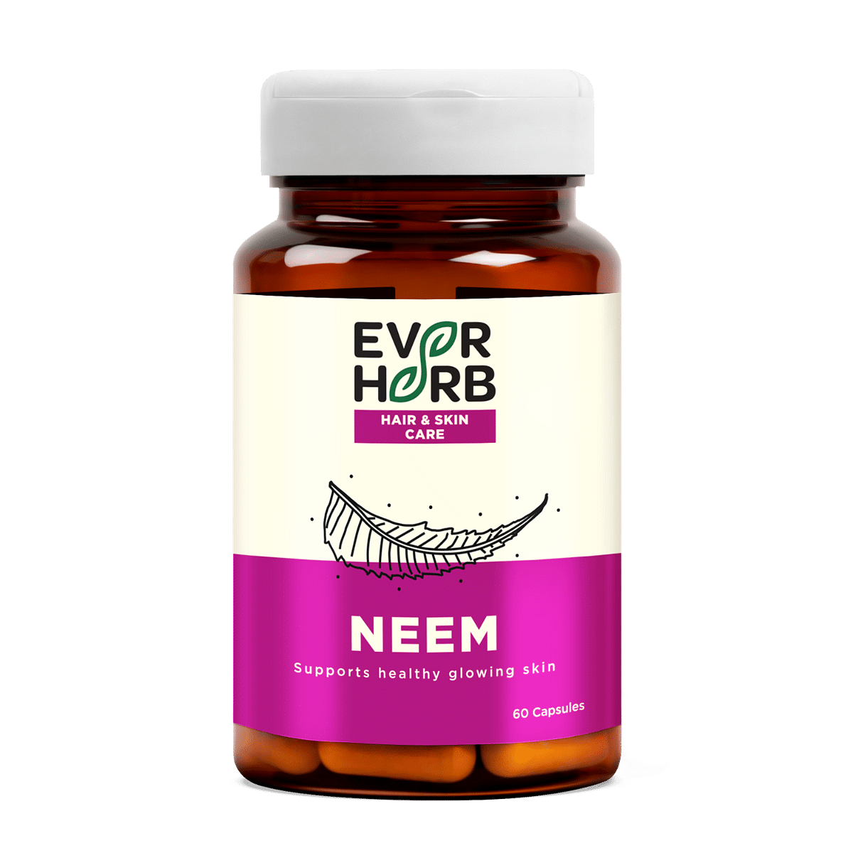 

EVERHERB (BY PHARMEASY) NEEM - IMMUNITY BOOSTER - SKIN & BODY DETOXIFIER - BOTTLE OF 60