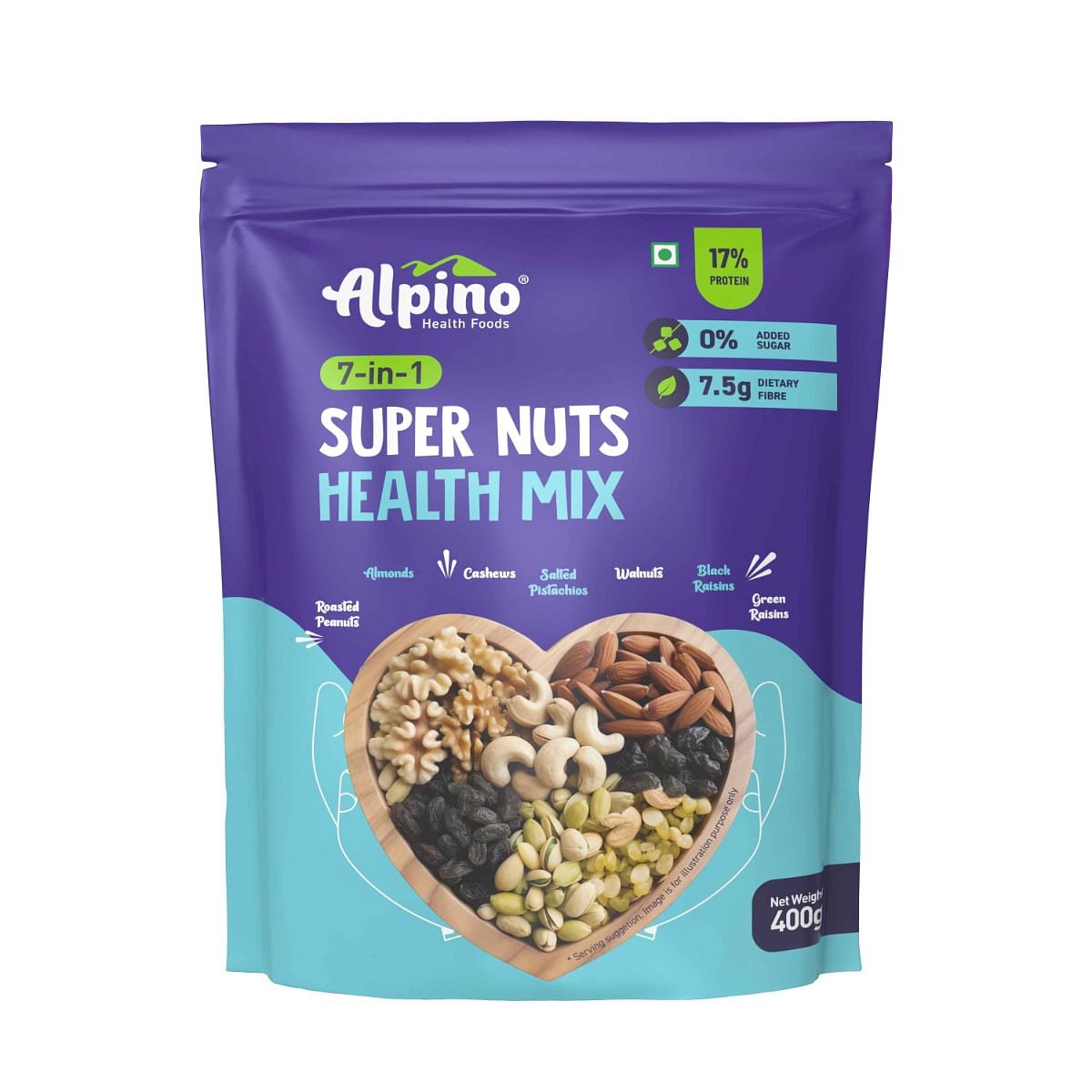 

Alpino 7-in-1 Super Nuts Health Trial Mix 400g