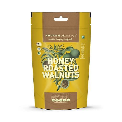 

Nourish Organics Honey Roasted Walnuts 100Gr (Pack of 1)