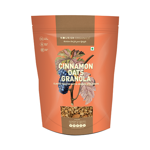 

Nourish Organics Cinnamon Oats Granola, 300g