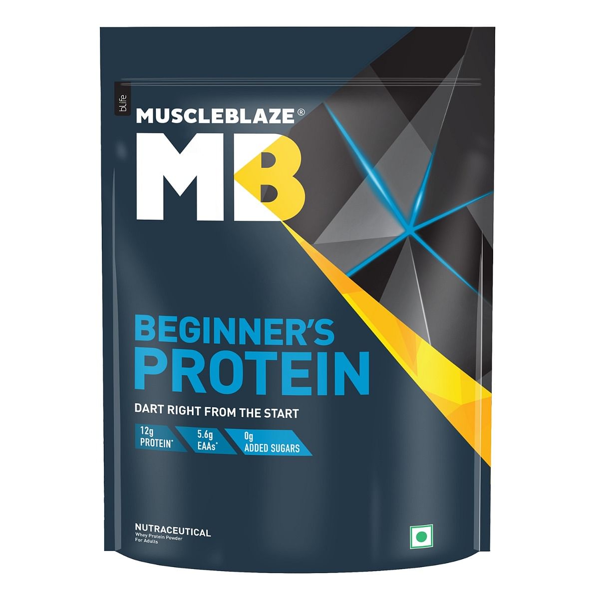 

MuscleBlaze MB Beginner Protein 1kg | 33 Serving | 12g Protein | Muscle Growth | Strength