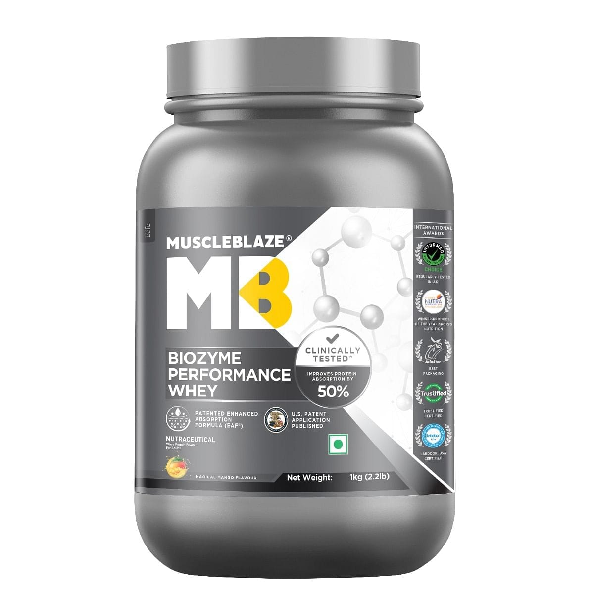 MuscleBlaze MB Biozyme Performance Whey Protein Magical Mango-picture-23