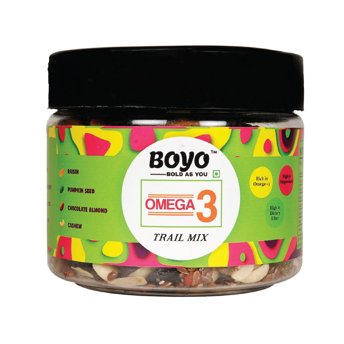 

BOYO Omega-3 Trail Mix - Healthy Snack & Mix Seeds 200g