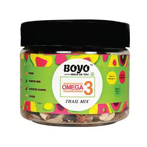 BOYO Omega-3 Trail Mix - Healthy Snack & Mix Seeds 200g