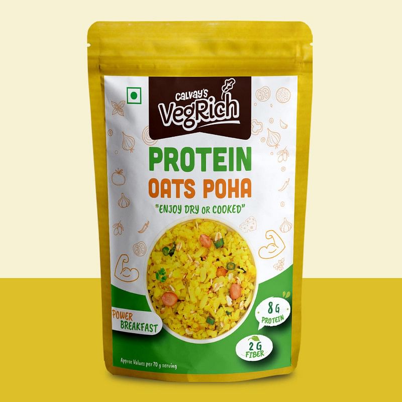 

Calvay's VegRich Protein Oats Poha