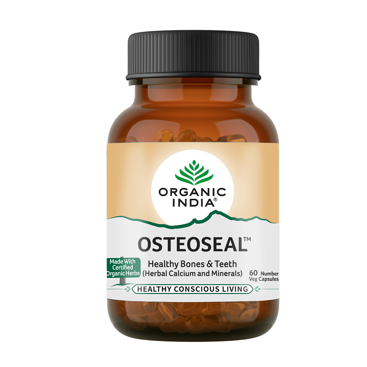 

Organic India Osteoseal - 60 Capsules Bottle