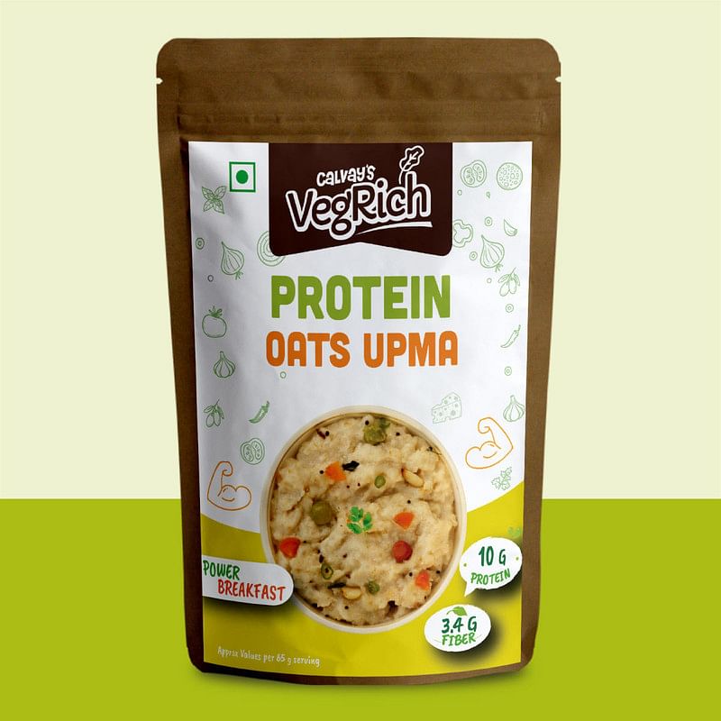 

Calvay's VegRich Protein Oats Upma