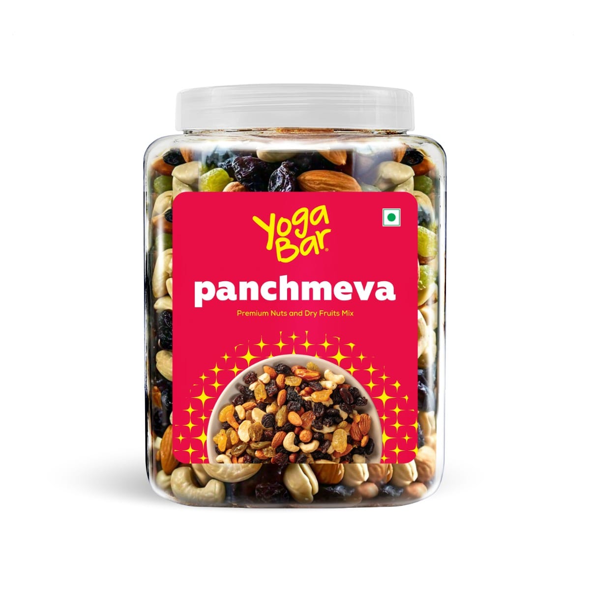 

Yogabar Panchmeva Premium Nuts and Dry Fruits Mix- 850 gm-Jar