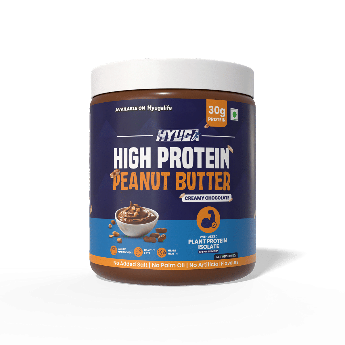 Hyuga High Protein Peanut Butter Creamy 500g