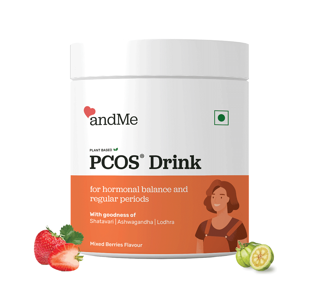 

andMe PCOS PCOD Drink for Hormonal Balance Mixed Berries Flavour - 250 gm