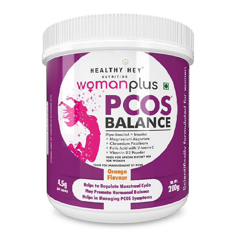 

HealthyHey Nutrition Woman Plus PCOS Balance - Orange Flavour Powder - 200g