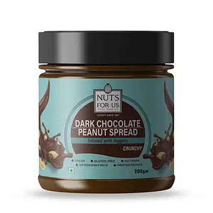 Nuts for us Dark Chocolate Peanut Spread - 200g