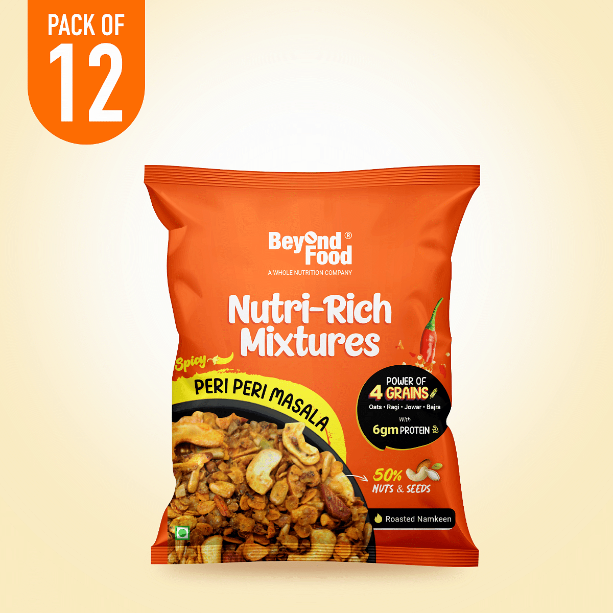 Beyond Food Nutri Mixtures - Peri Peri Masala | 12 Bars x 30gm-picture-2