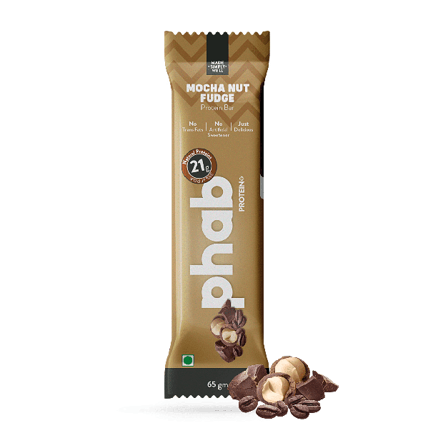 

Phab Protein Bar - Mocha Nut Fudge 65gms