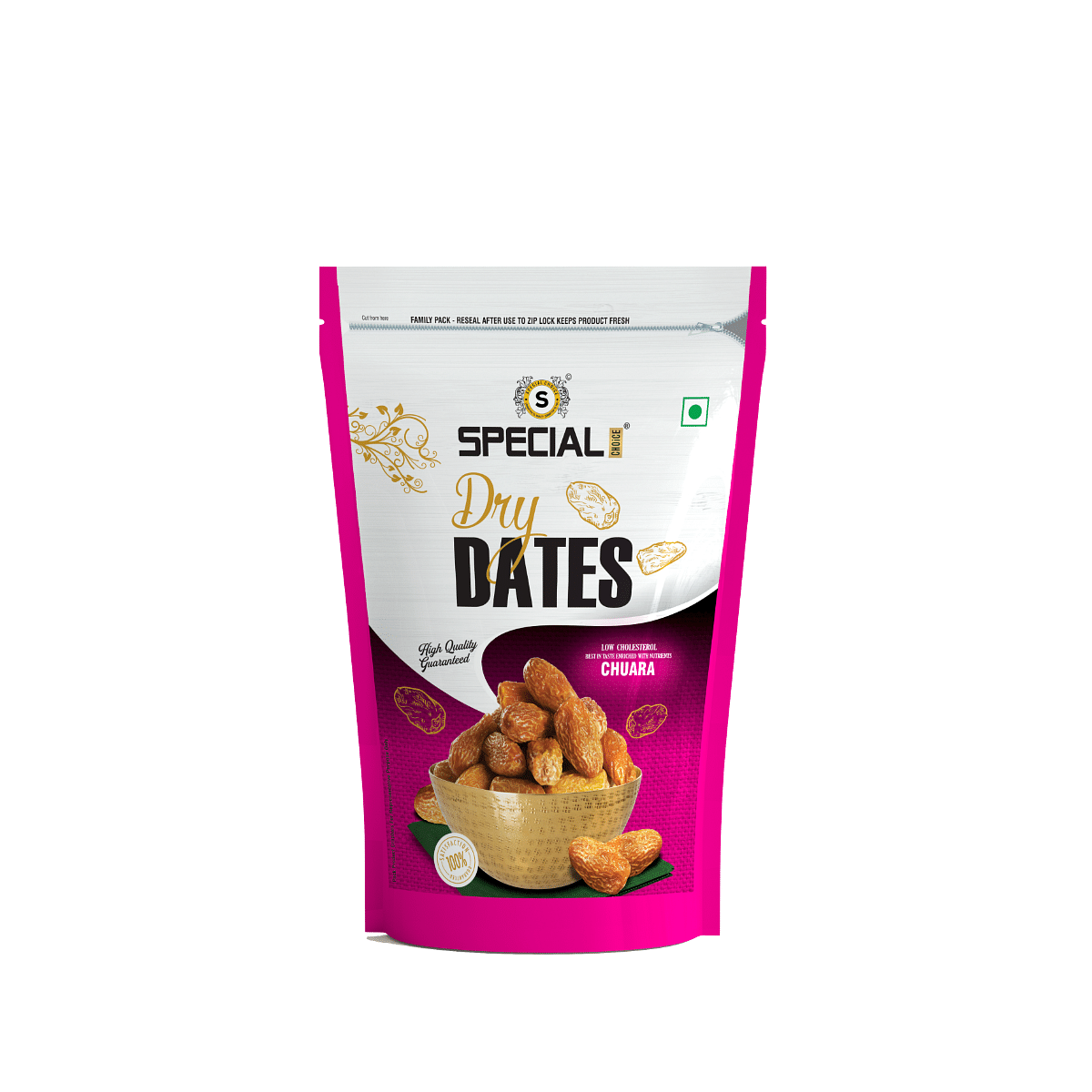 

Special Choice Dry Dates (Chuhara) Yellow Stone 500g x 3