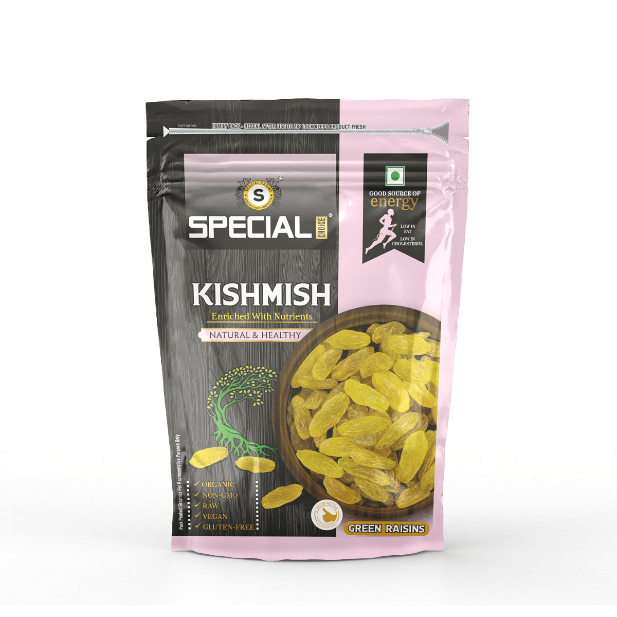 

Special Choice Kishmish (Green Raisins) Long 250g x 4