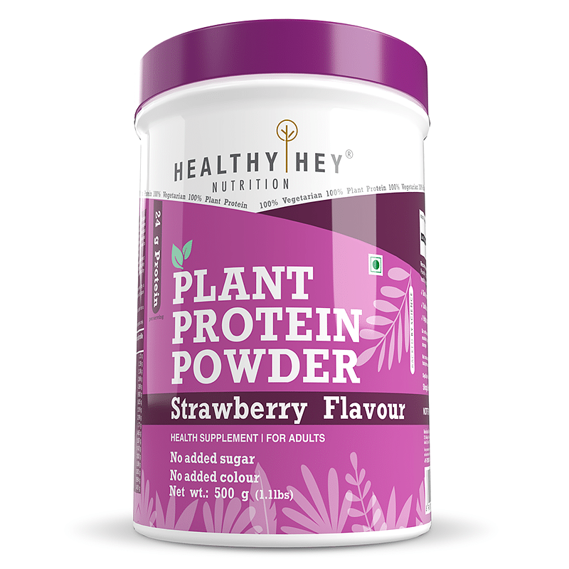 

Healthyhey Nutrition Plant Protein Strawberry 500 gm