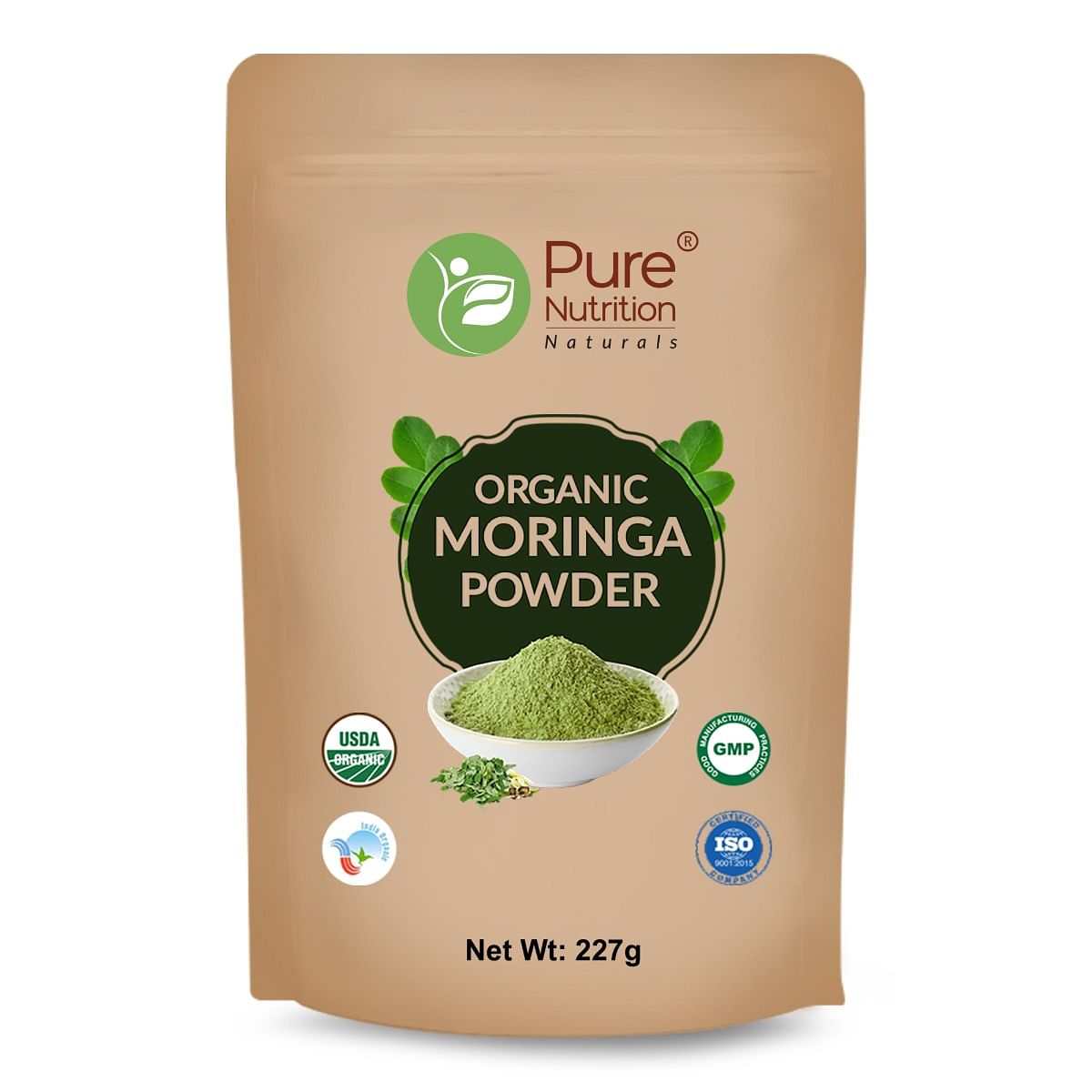 

Pure Nutrition Organic Moringa Ayurvedic Superfood For Digestion, Immunity & Weight loss (120 Tablets)