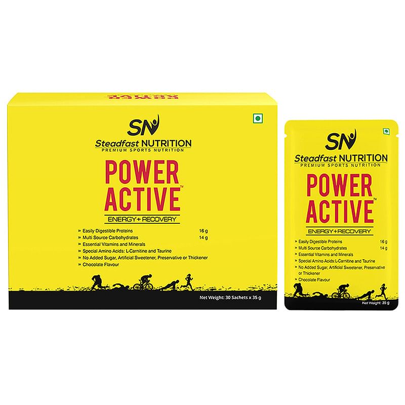 

Steadfast Nutrition Power Active | Whey Protein Concentrate For Men, Beginners & MuscleGrowth | Essential Vitamins & Minerals | 35g per Sachet | Ch...
