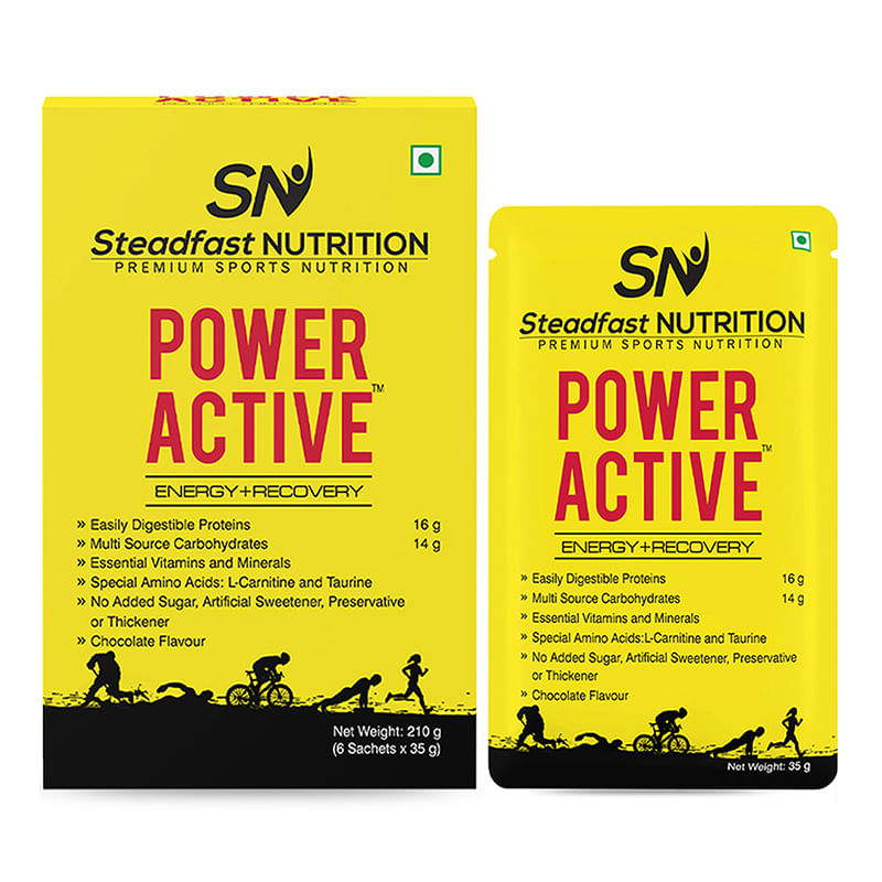 

Steadfast Nutrition Power Active | Whey Protein Concentrate For Men, Beginners & MuscleGrowth | Essential Vitamins & Minerals | 35g per Sachet | Ch...