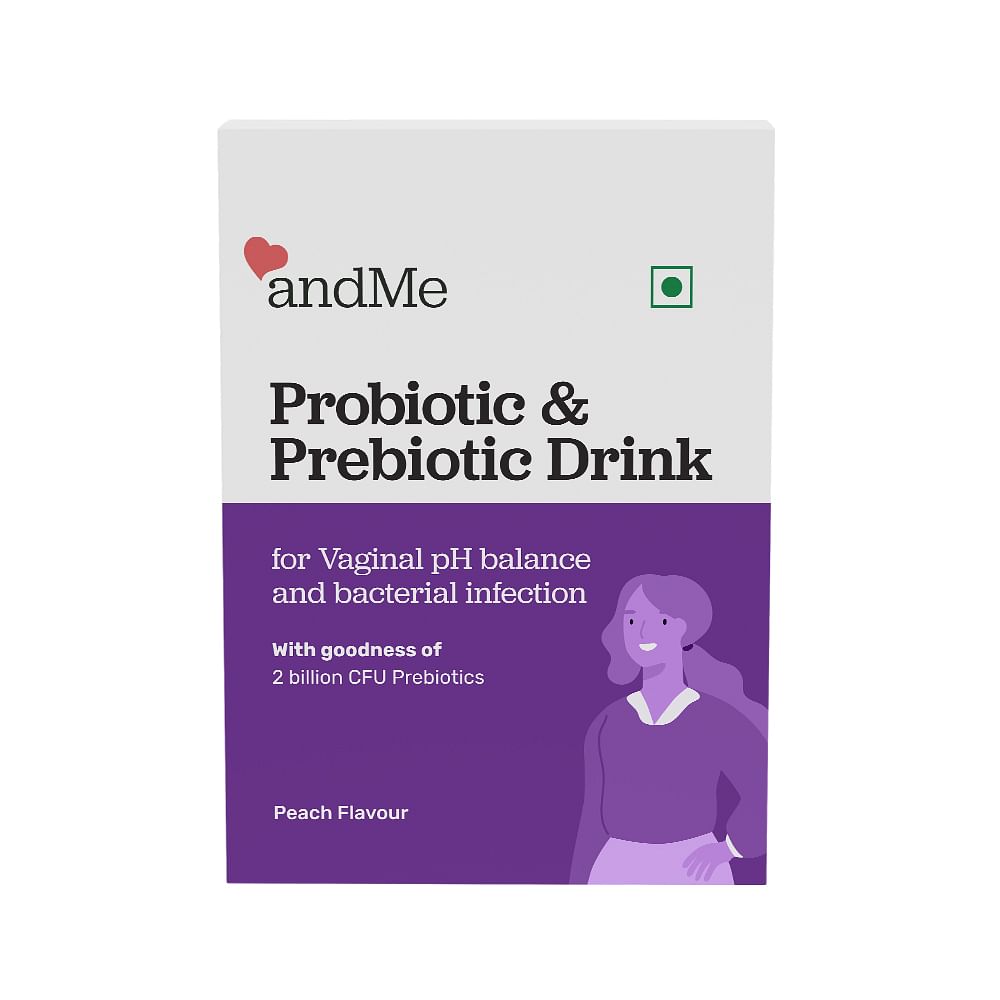 

andMe Women Probiotics Drink For Vaginal Infection, Peach Flavor - 25 Sachets